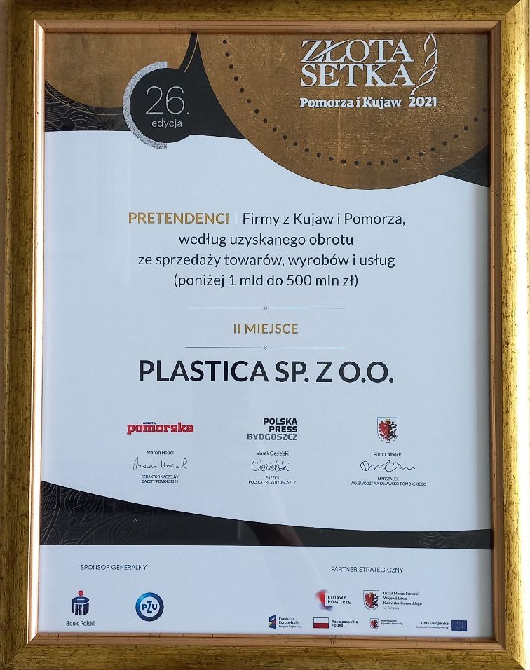Plastica laureatem 26. Złotej Setki Pomorza i Kujaw 2021